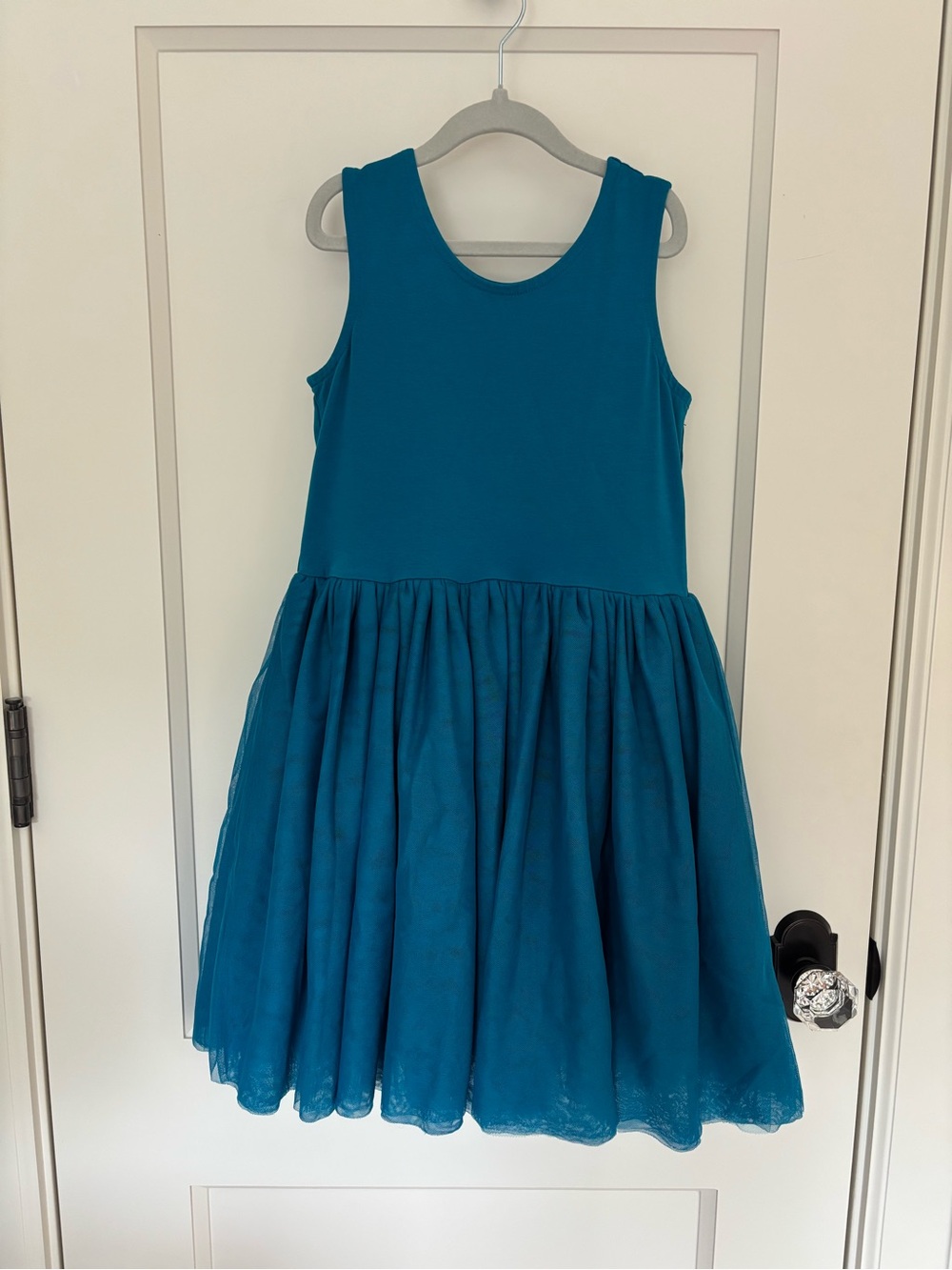Hanna Andersson Teal Sleeveless Party Dress - Girl’s Size 10